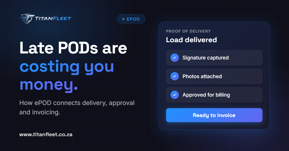 Why Late PODs Are Costing Your Transport Business Money (and How ePOD Fixes It)